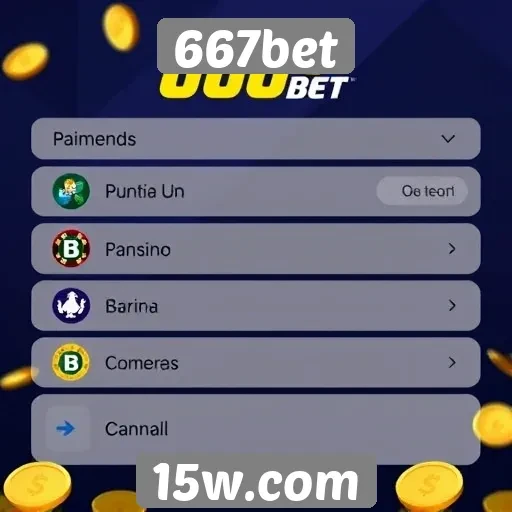 Métodos de pagamento e retiradas no 667bet